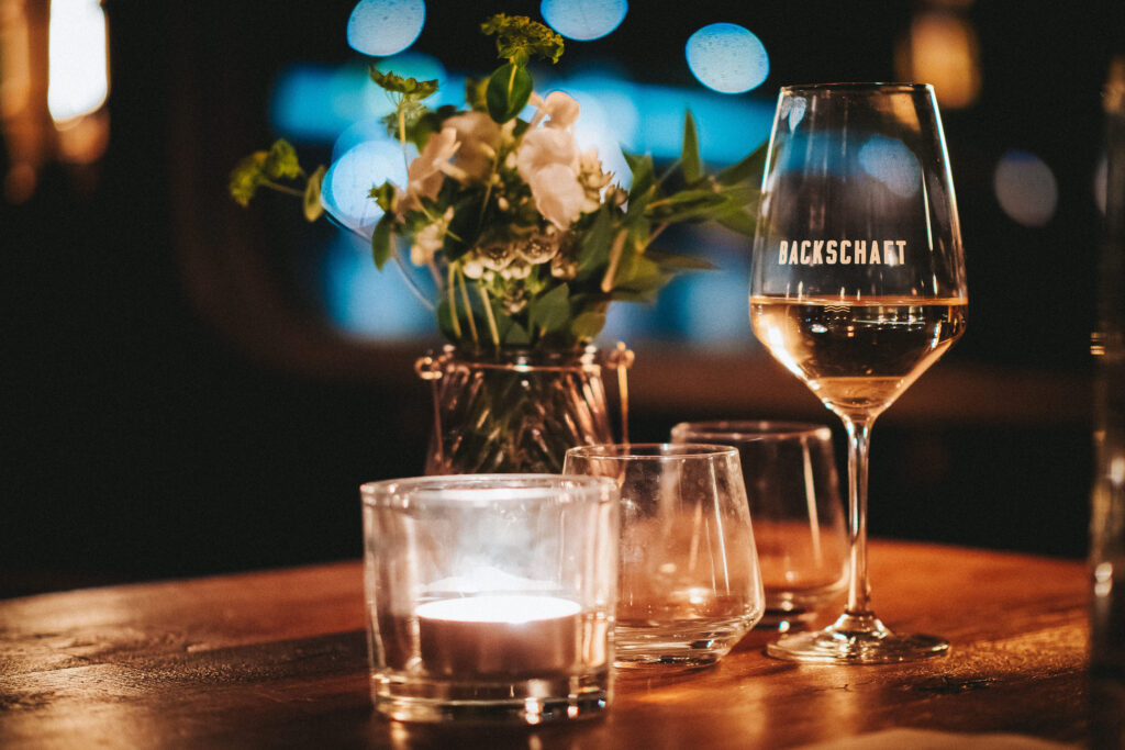 Dinner Cruise Weinbegleitung BACKSCHAFT